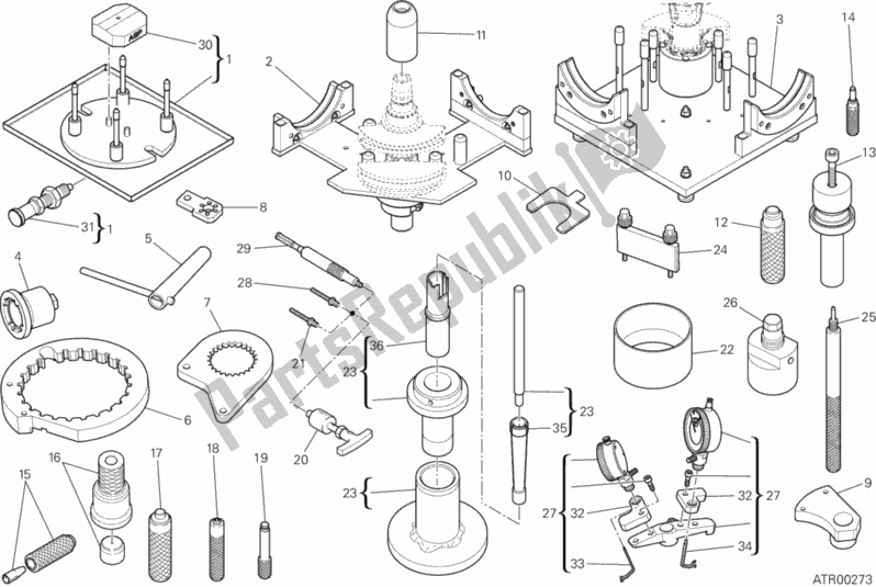 All parts for the 01a - Workshop Service Tools of the Ducati Superbike 959 Panigale ABS Brasil 2017